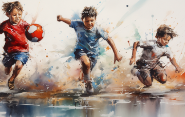 Спорт малюнок для дітей, малюнки дітей про спорт: ідеї та натхнення з дитячого садка