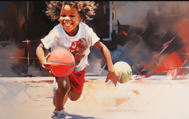 Діти займаються спортом відео: хлопчик активно займається спортом!