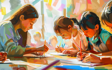 Рисование песком для детей 3 и 4 лет: техника и идеи