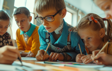 Онлайн уроки рисования для детей 7 лет: занятие с детьми 7