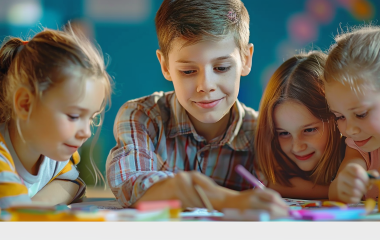 Кружок рисования для детей 3-4 лет и 10-12 лет: развлекательное и творческое занятие